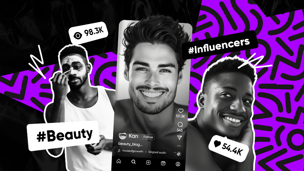 Male beauty influencers
